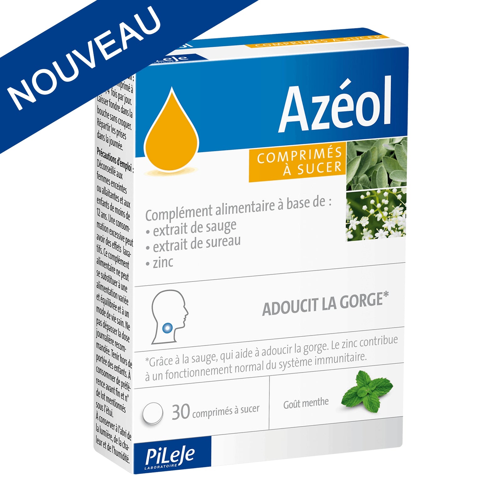 Pileje AZEOL (Healthy Throat and Immunity Support) 30 Lozenges