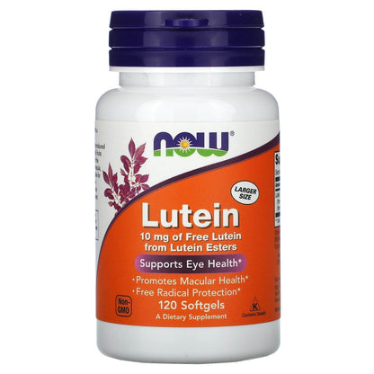 Lutein 10Mg 120 Softgels Supports Eye Health, Free Radical Protection