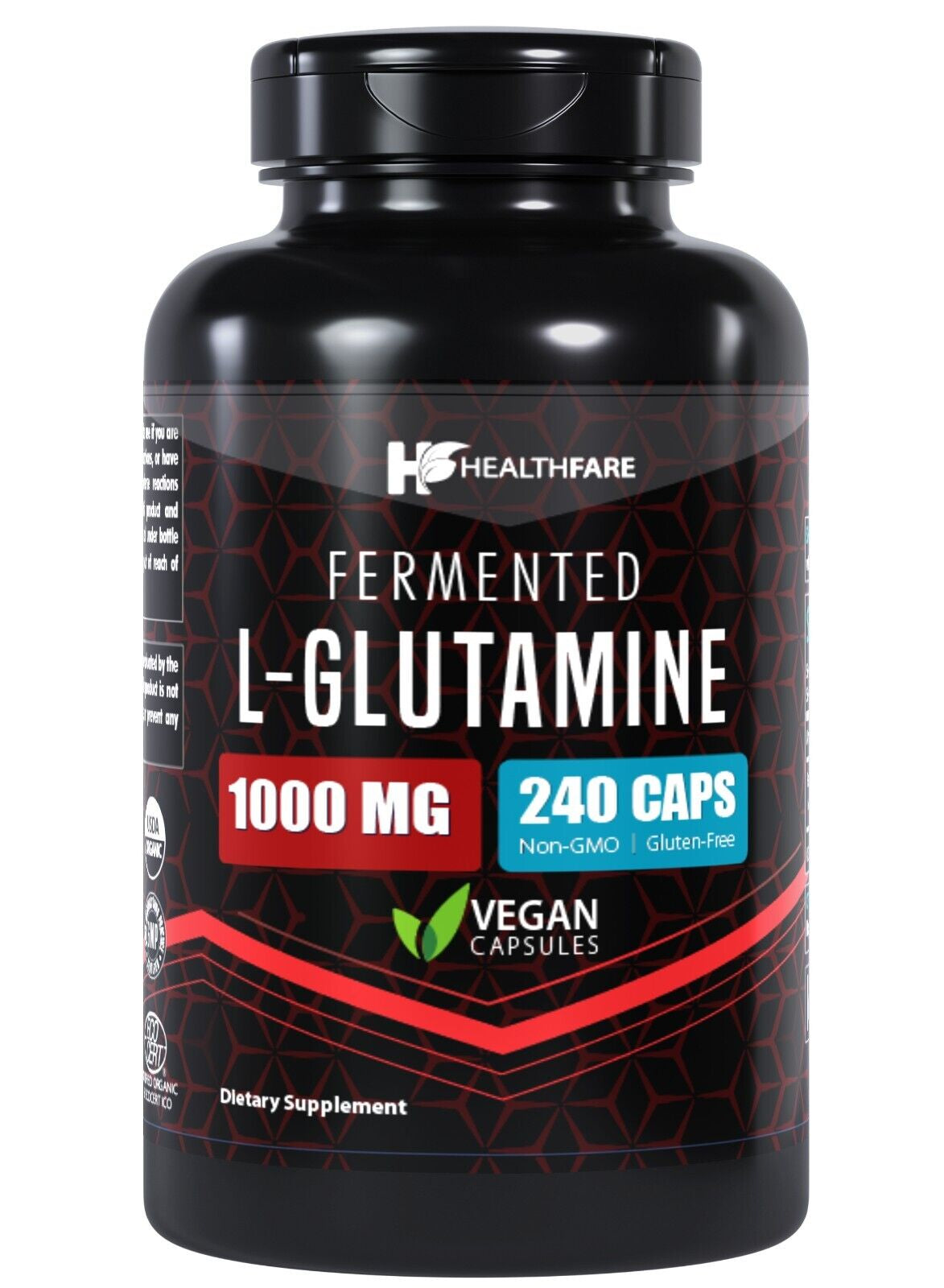 L-Glutamine 1000Mg | 240 Capsules | Amino Acid Fuel for Gut & Muscle