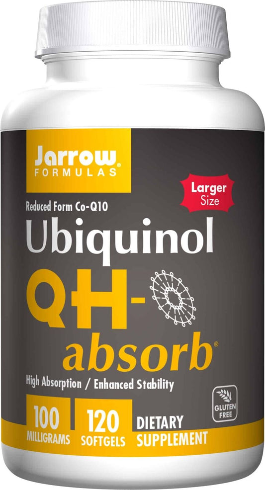 JARROW FORMULAS Ubiquinol Qh-Absorb 100Mg 120 Softgels