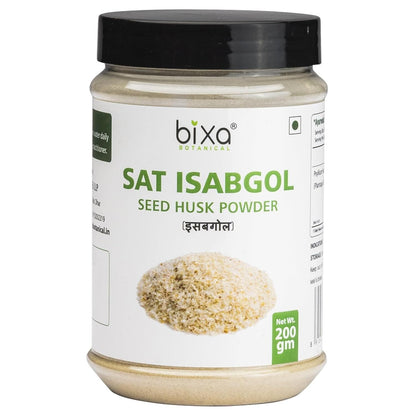 Natural Sat Isabgol Powder Plantago Ovata Psyllium Husk Supplement 200 Gram