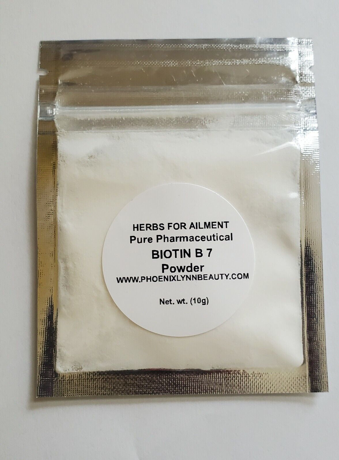 PURE BIOTIN VITAMIN B7 POWDER for Hair Skin Nail Maximum Strength US