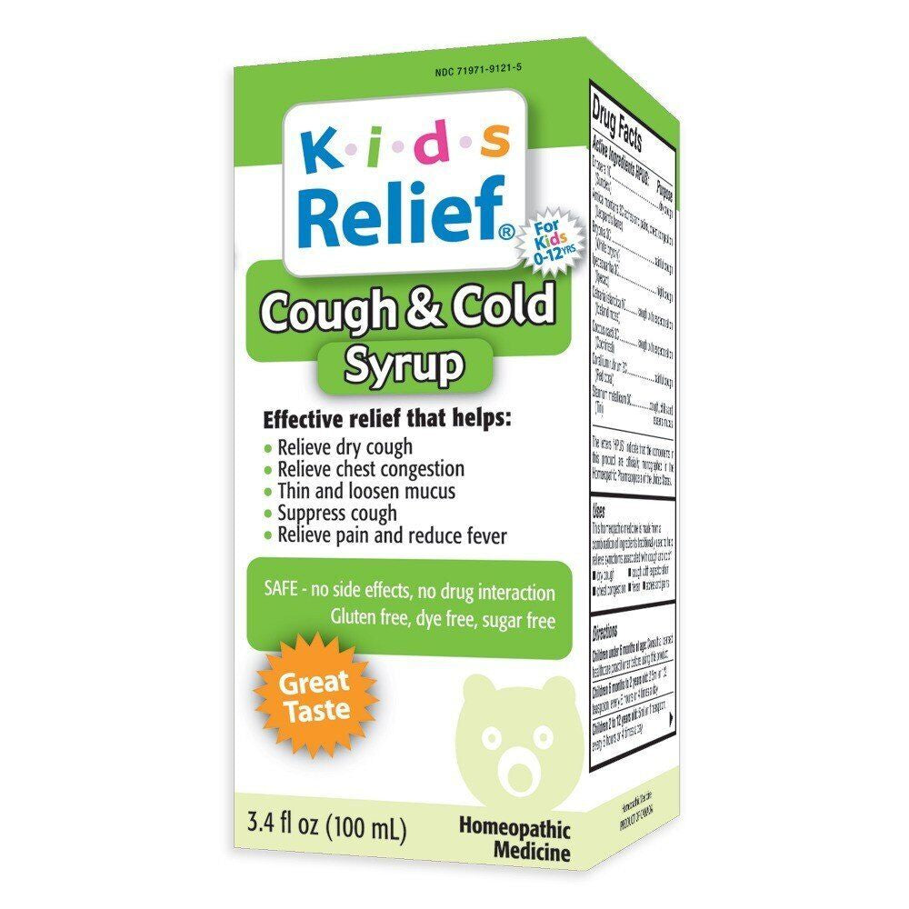 Homeolab Kids Relief Cough & Cold Syrup 100 Ml Liquid