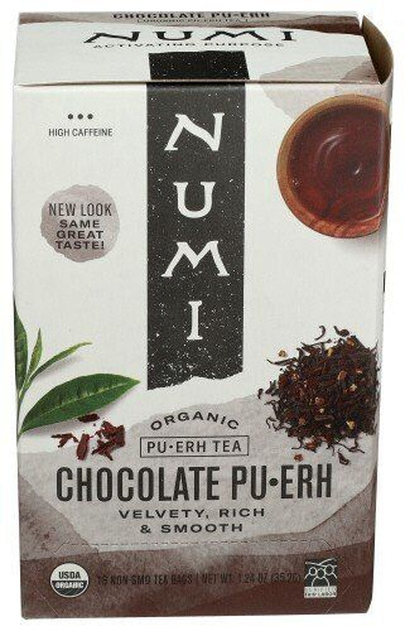 Numi Teas Chocolate Puerh - Black Tea Blend 16 Bag