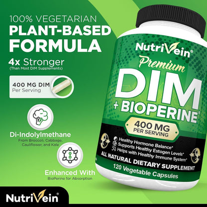 Nutrivein DIM Supplement 400Mg Diindolylmetha