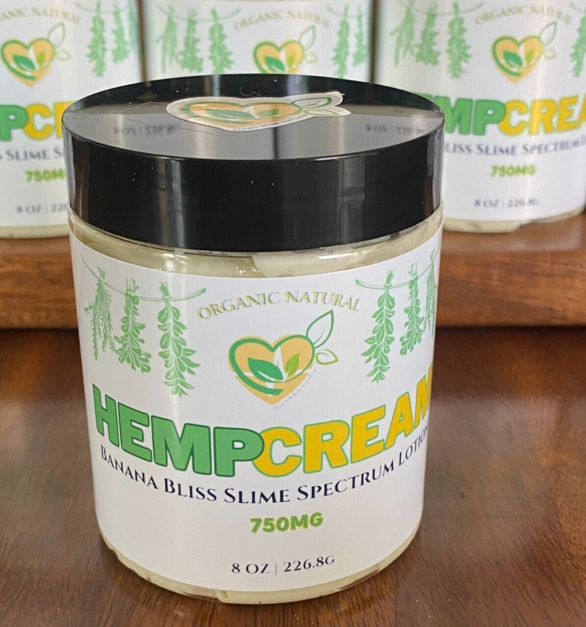 Hemp Pain Cream Natural Relief Organic Balm Skincare Lotion Ointment for Aches