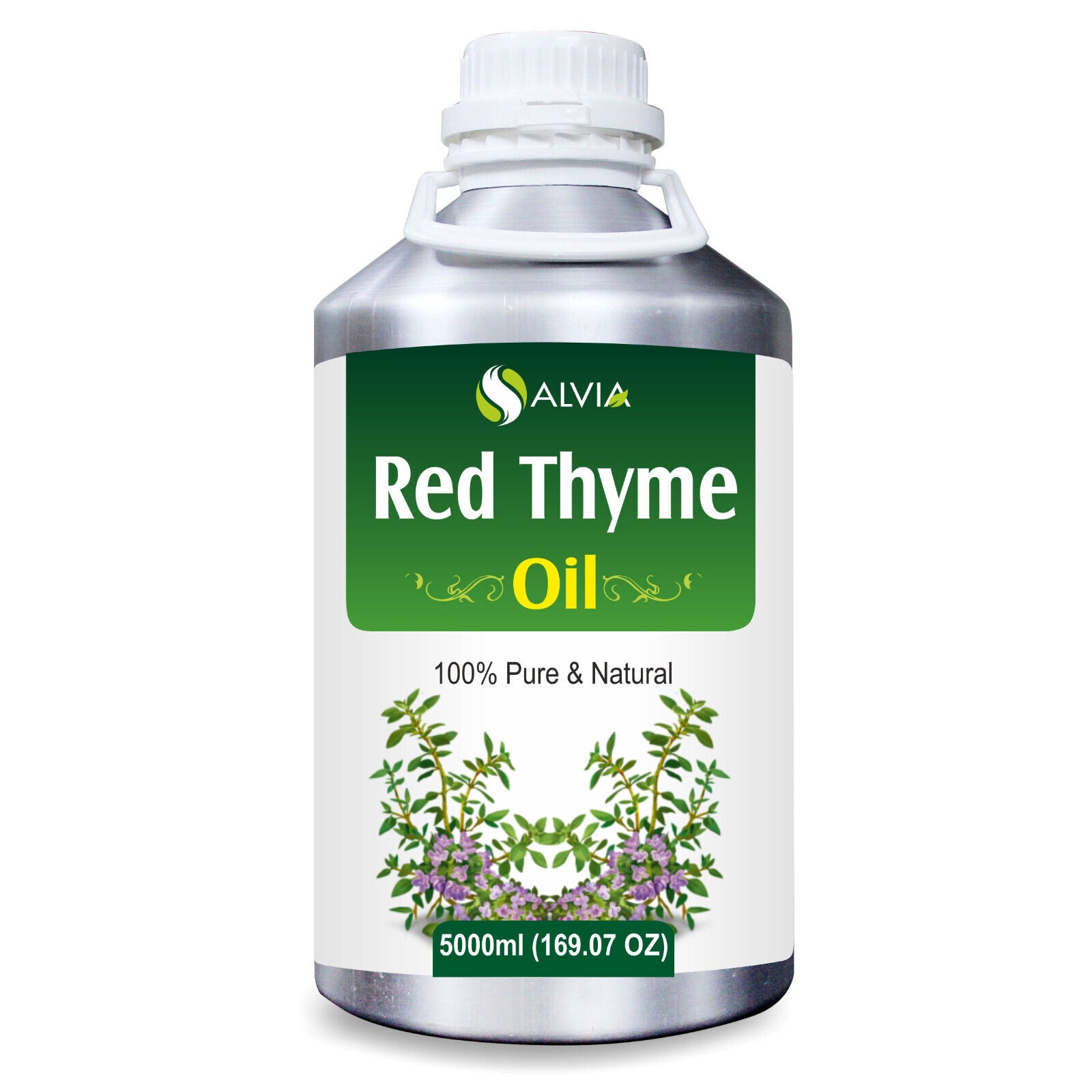 Red Thyme (Thymus Vulgaris) 100% Pure & Natural Essential Oil - [10Ml - 25 L].