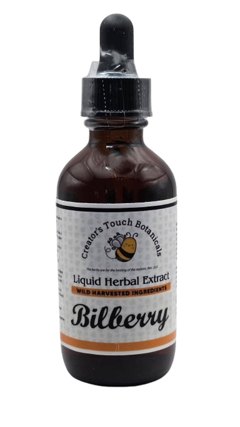 Bilberry Herbal Tincture Organic, 2Oz, Vision Support, Cardiovascular