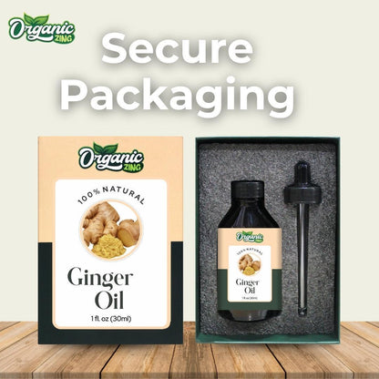 Organic Zing Ginger 100% Pure & Natural Essential Oil - {30Ml/1.01 Fl Oz}.