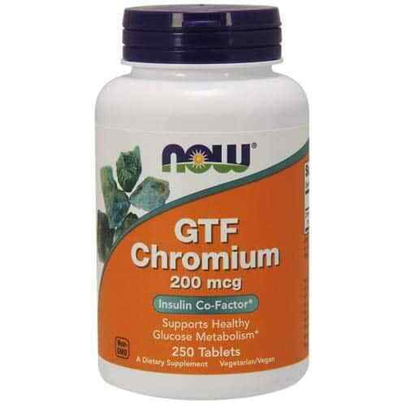 GTF Chromium 200Mcg (Chromium) 250 Vege Tablets