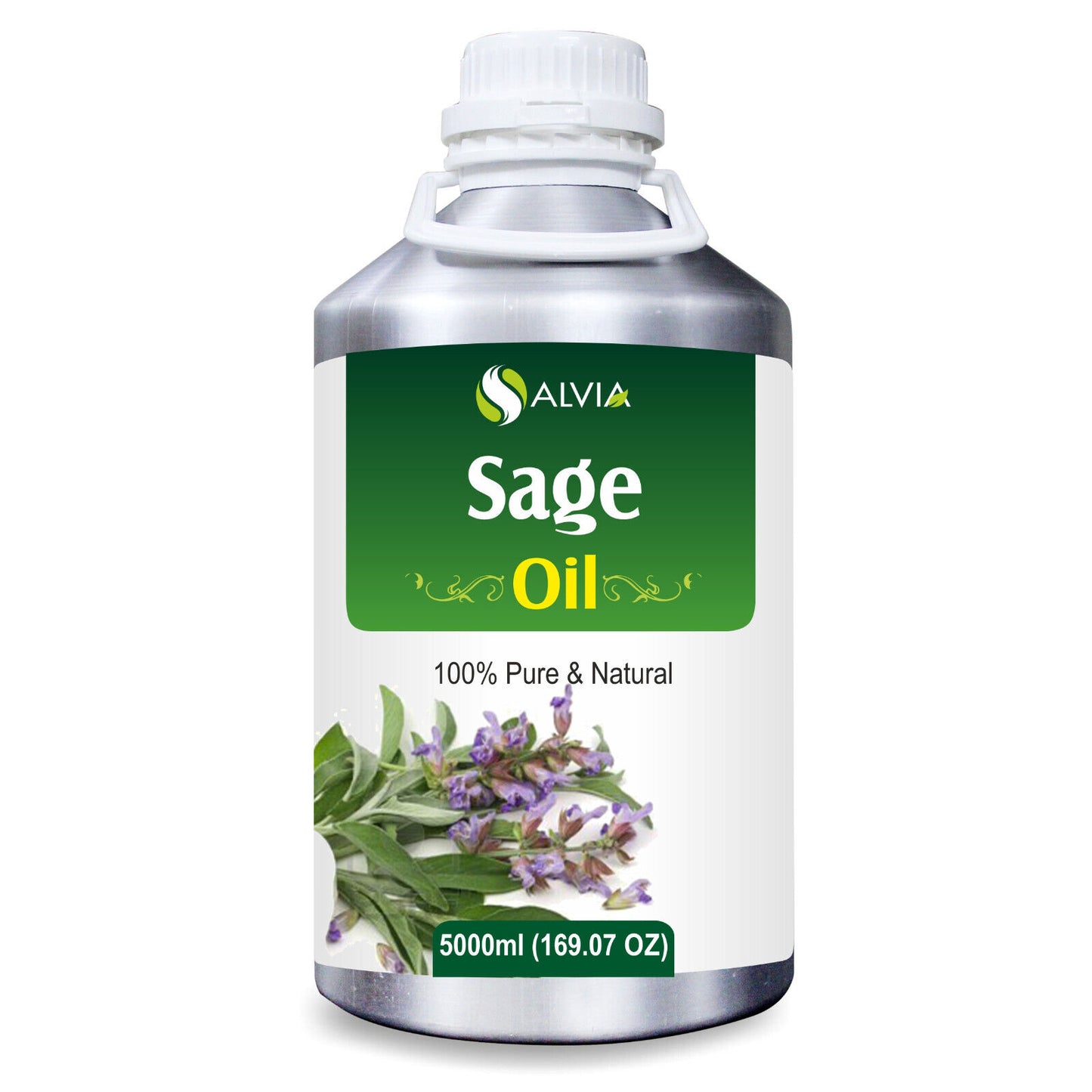 Sage (Salvia Officinalis) 100% Pure & Natural Essential Oil - [10Ml - 25 L]