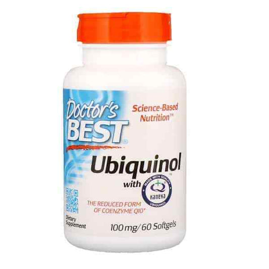 Doctor'S Best Ubiquinol with Kaneka QH 100Mg 60 Softgels