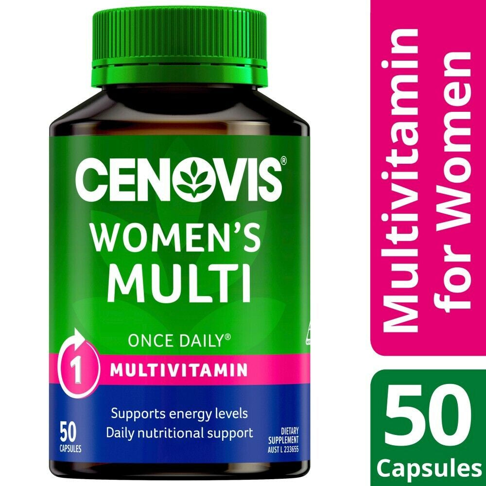 Cenovis Women'S Multi 50 Capsules Once Daily Womens Health Multivitamin