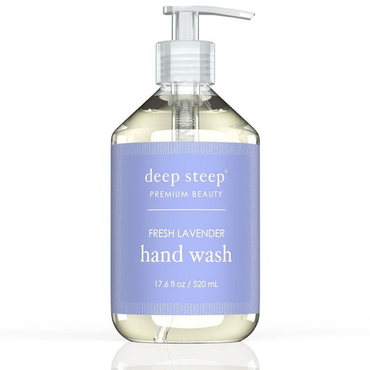 Deep Steep Hand Wash Fresh Lavender 17.6 Oz Liquid