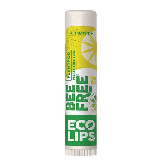 ECO LIPS Bee Free Plant Pod Vegan Lemon-Lime .15 Oz Lip Balm