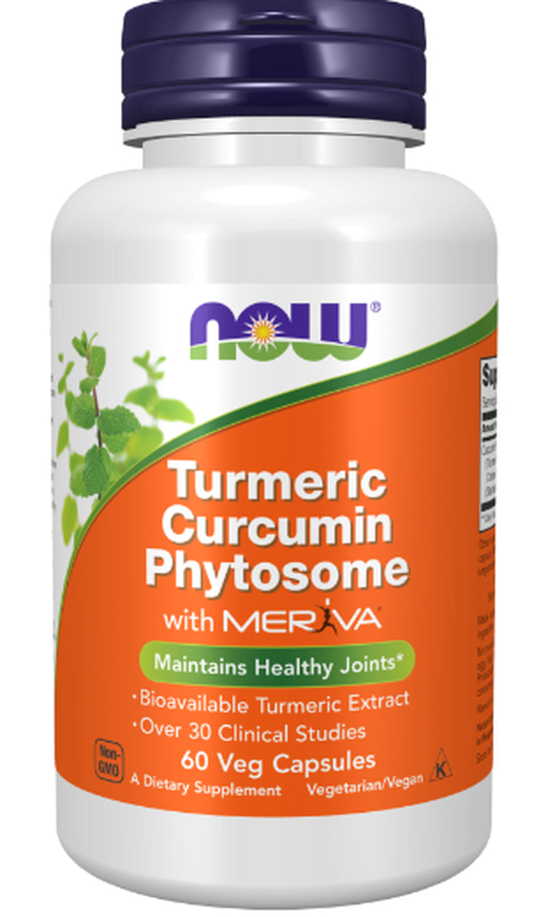 NOW Foods Turmeric Curcumin Phytosome, 60 Veg Capsules