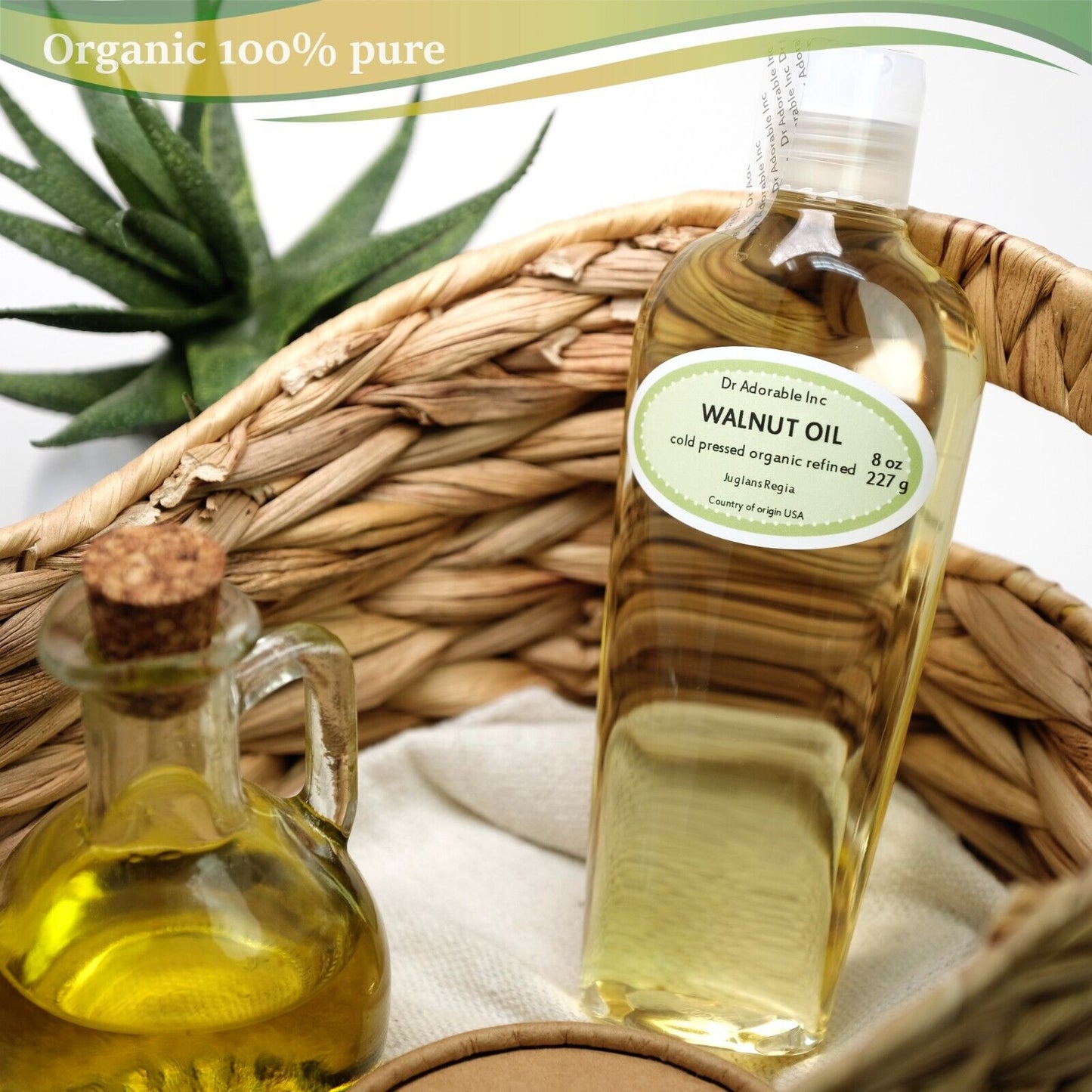 WALNUT OIL PURE OIL COLD PRESSED ORGANIC 