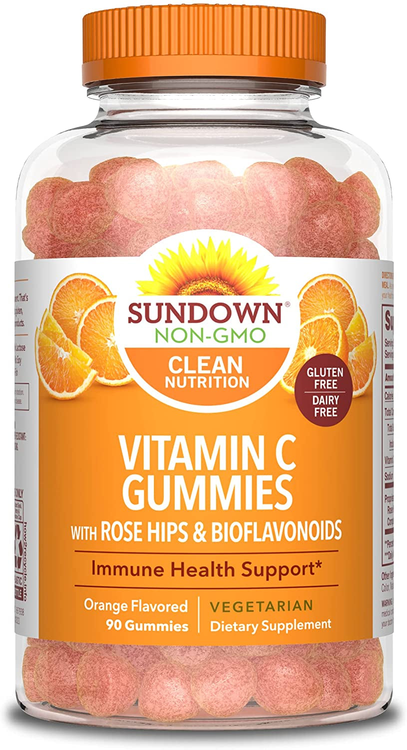 Nature'S Bounty Sundown Vitamin C Gummies with Rosehips and Citrus Bioflavonoids