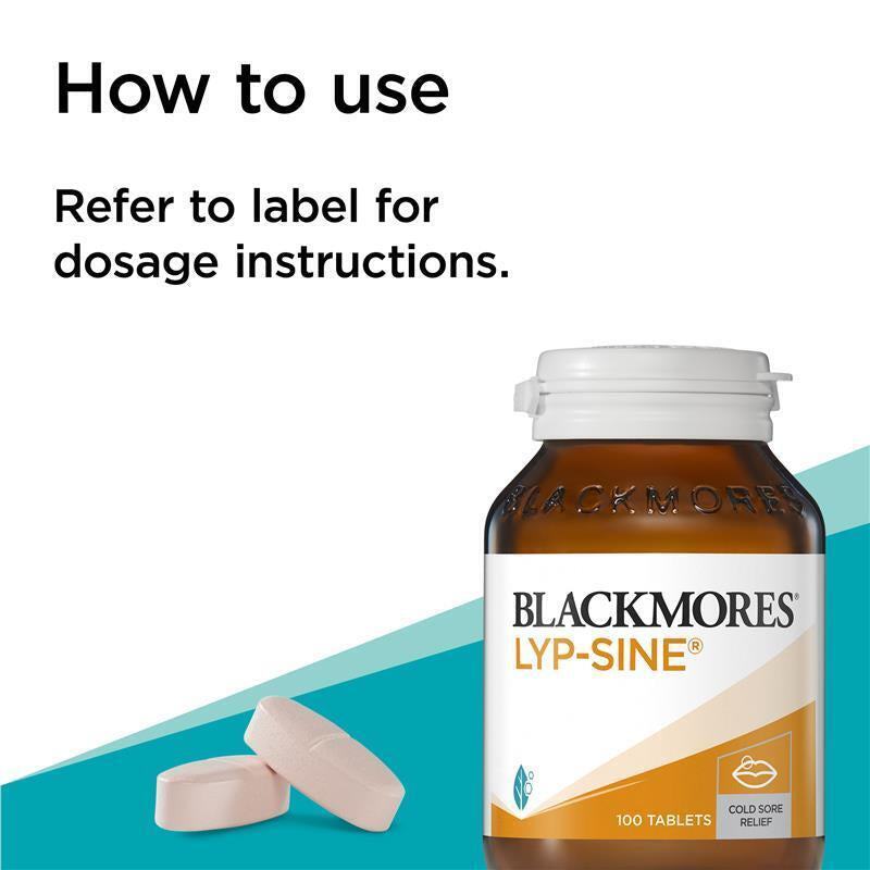 Blackmores Lypsine 100 Tablets