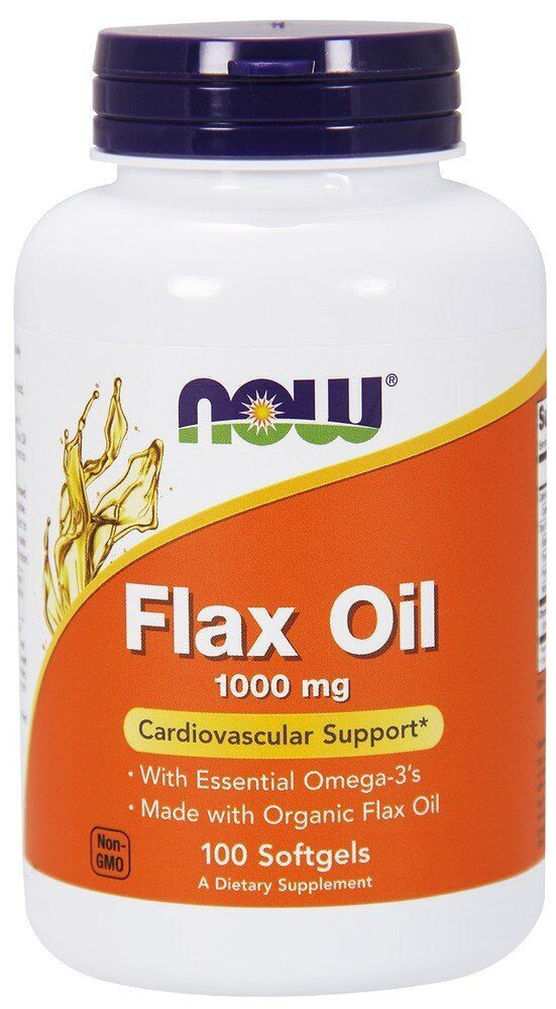 Flax Oil 1000Mg 100 Softgel