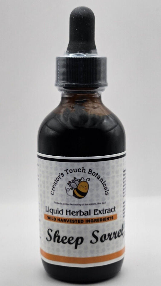 Sheep Sorrel Herbal Tincture Organic, 2Oz Bottle