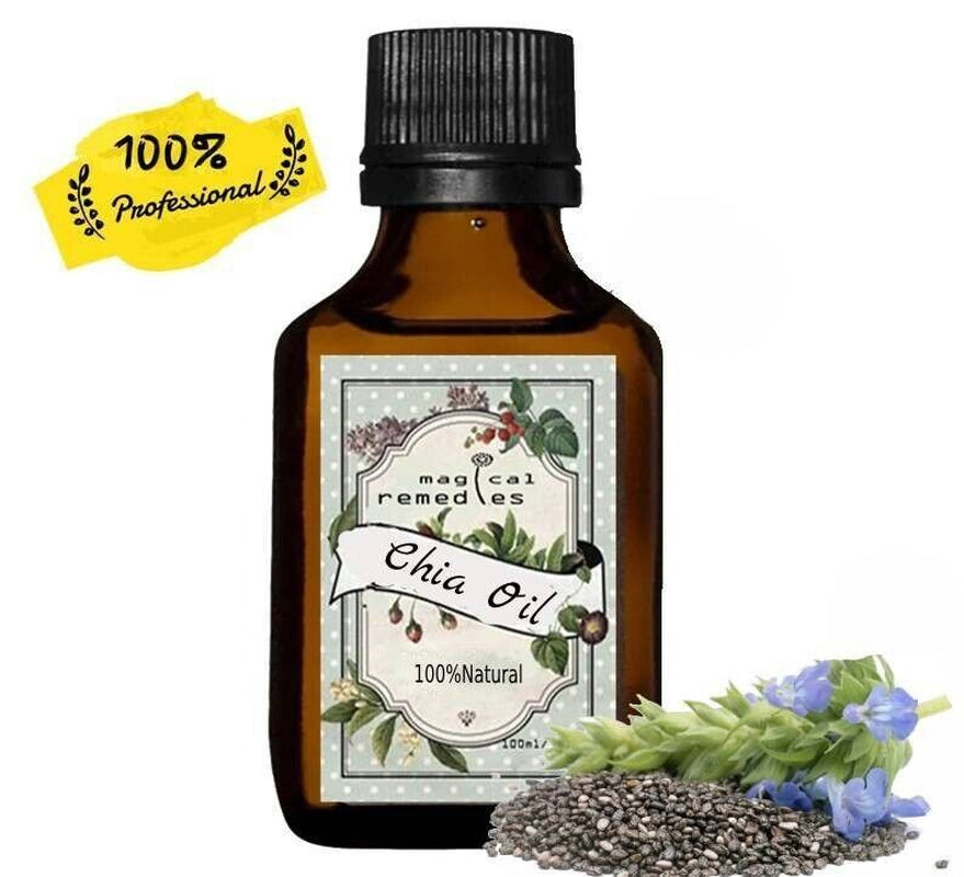 Pure Organic Chia Oil 30Ml. Cold Pressed.