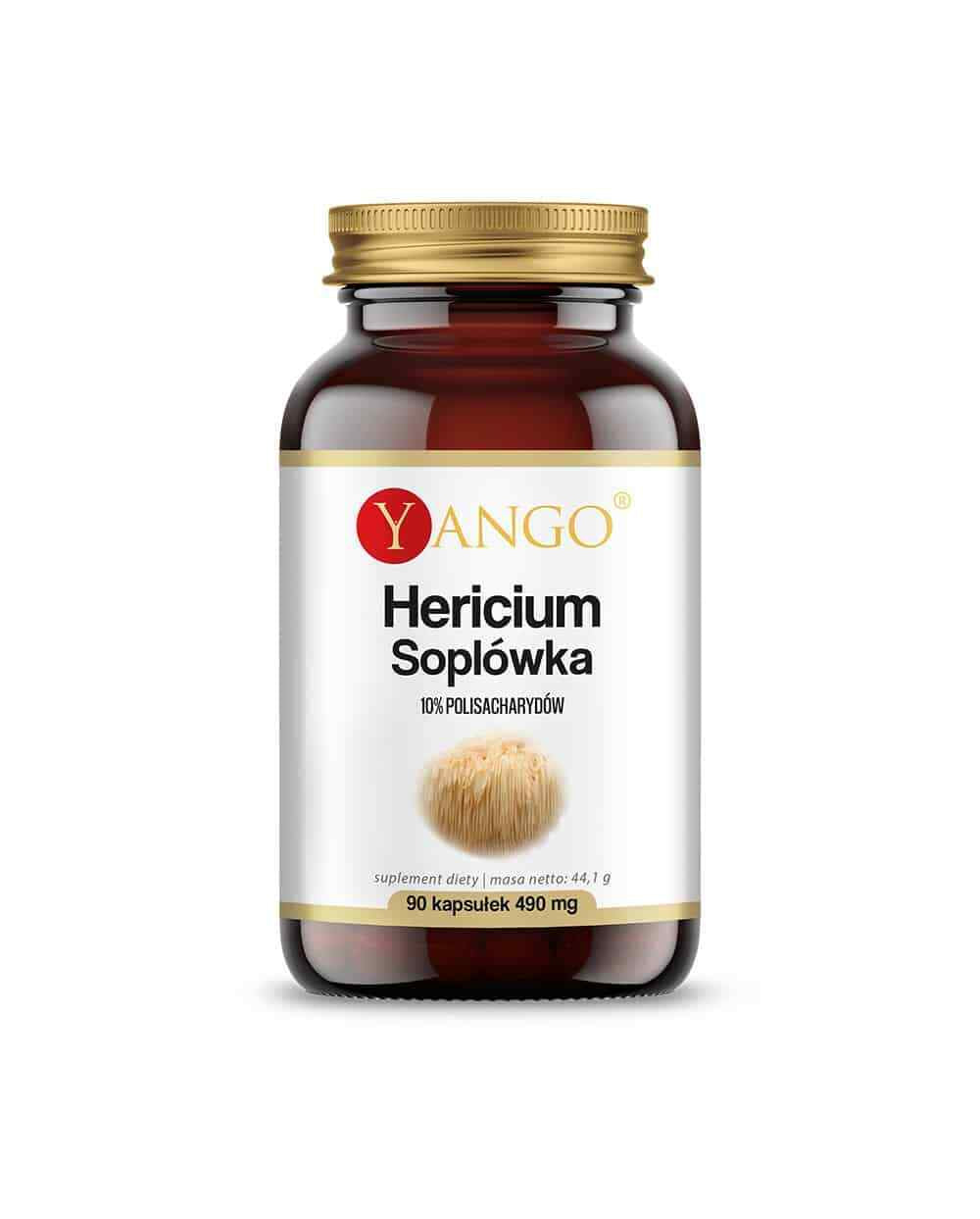 YANGO Hericium (Lion'S Mane - 10% Polysaccharide Extract) 90 Caps