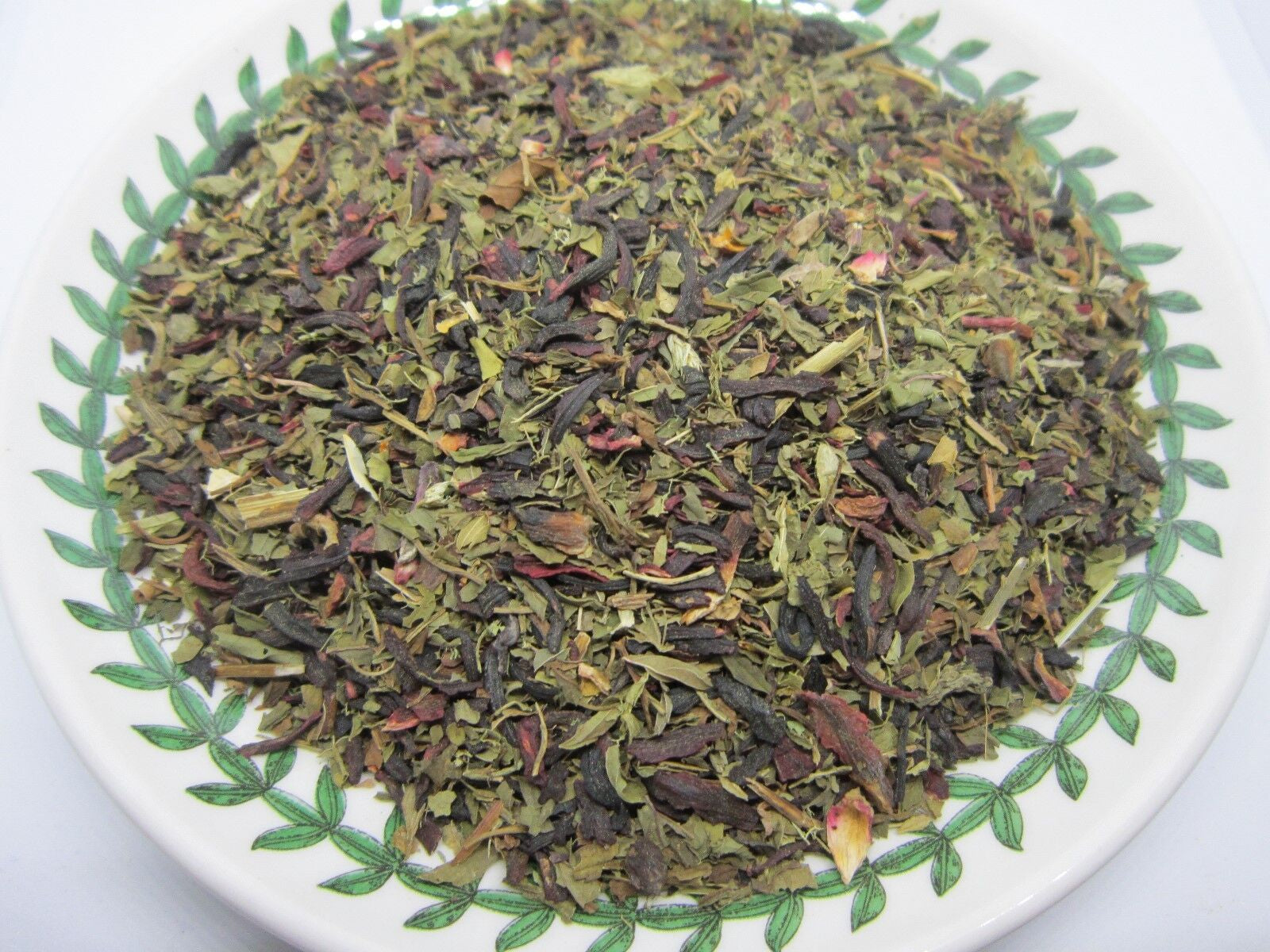 Hibiscus Mint Tea - Loose Leaf Herbal Tea Blend - by Nature Tea - Wild Crafted