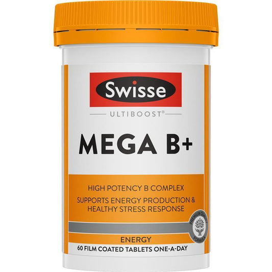 Swisse Ultiboost Mega B + 60 Tablets