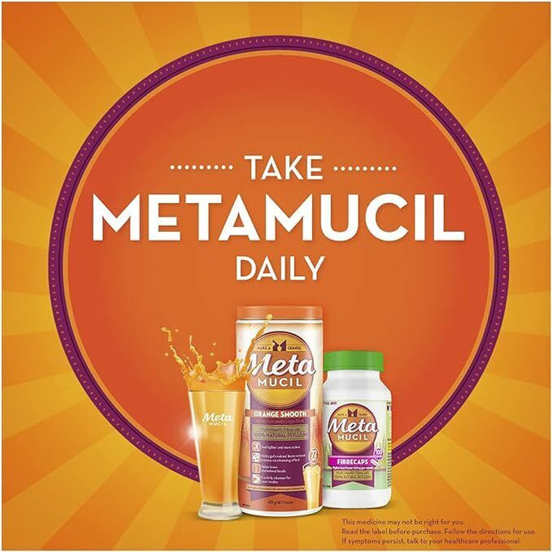 Metamucil Daily Fibre Supplement Fibre Caps 300 Capsules