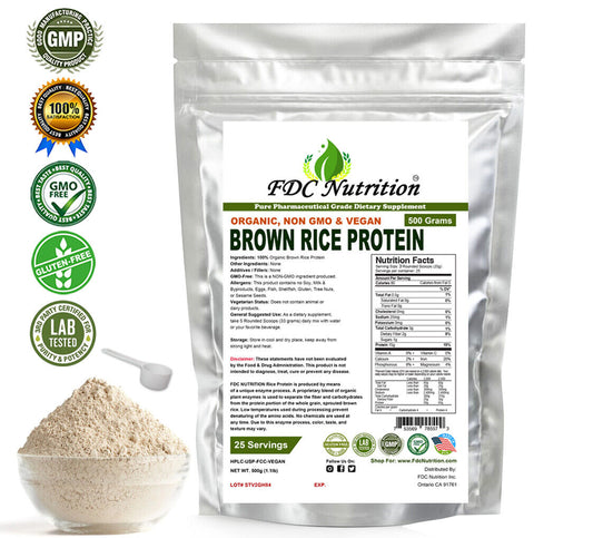 Organic Rice Protein Powder 1.1 LB (Unflavored)