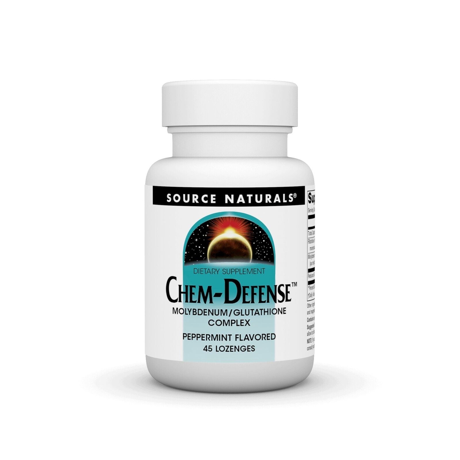 Source Naturals, Inc. Chem-Defense Peppermint Sublingual 45 Lozenge