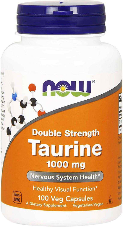 Double Strength Taurine 1000Mg (Nervous System) 100 Caps