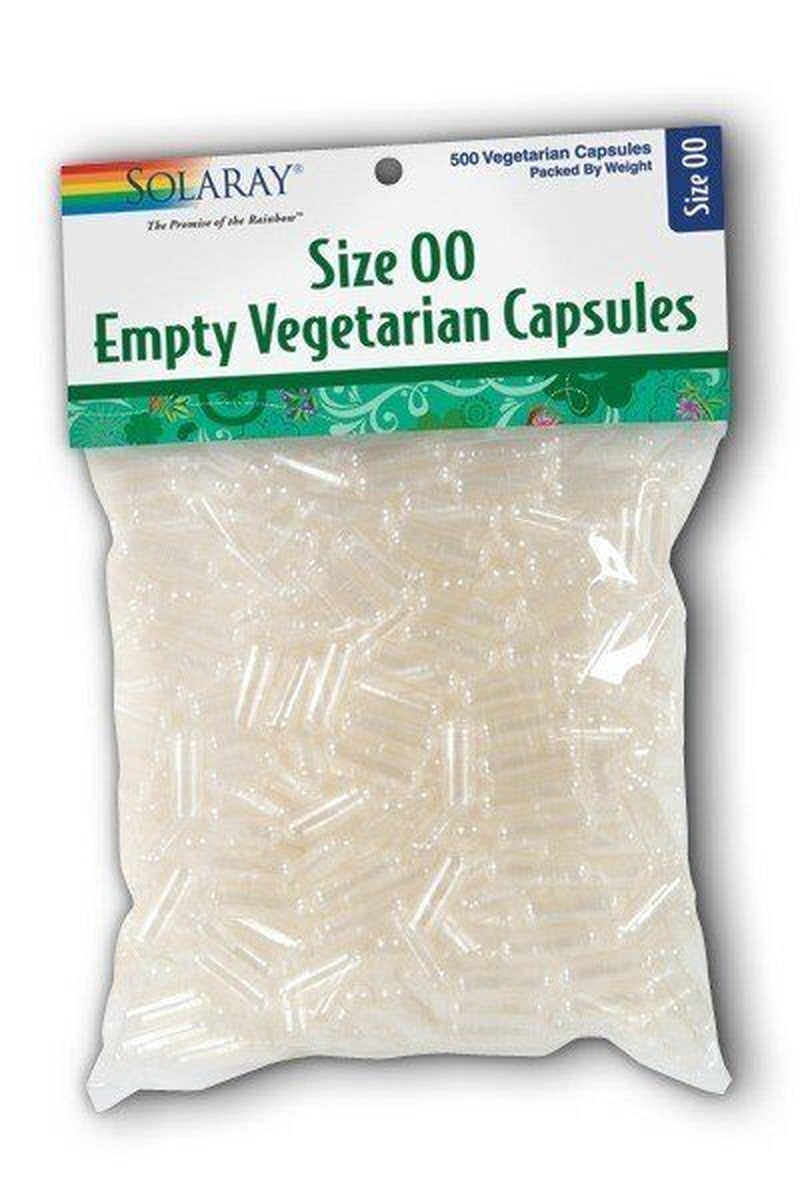 Solaray Empty Vegetarian Capsules Size 00 500 Capsule