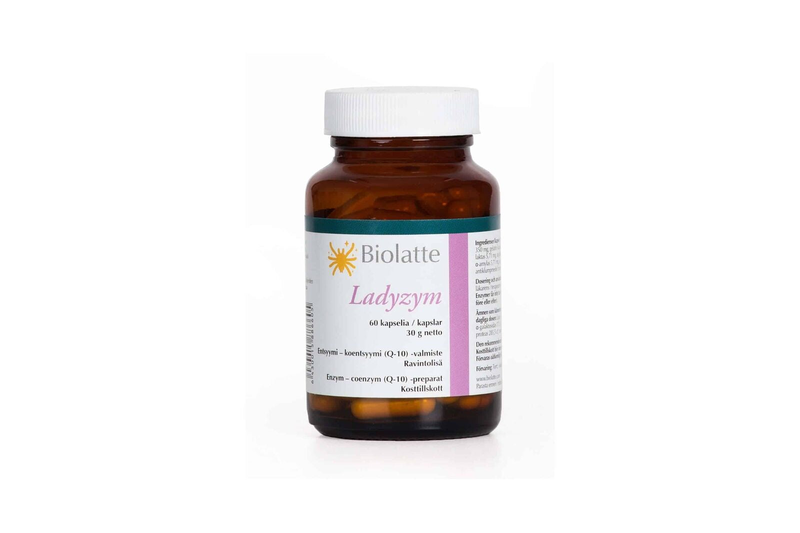 BIOLATTE Ladyzym (Triple Enzymes, Coenzyme Q10) 60 Capsules