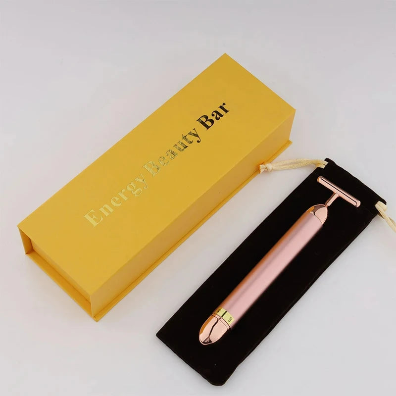 Gold T Facial Roller Electric High Frequency Vibrating