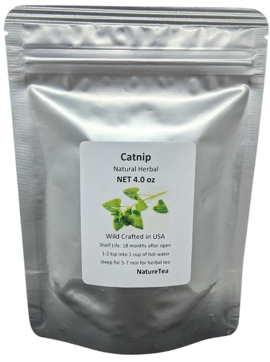 Catnip - Nepeta Cataria Loose Leaf/Buds by Nature Tea, Wild Crafted