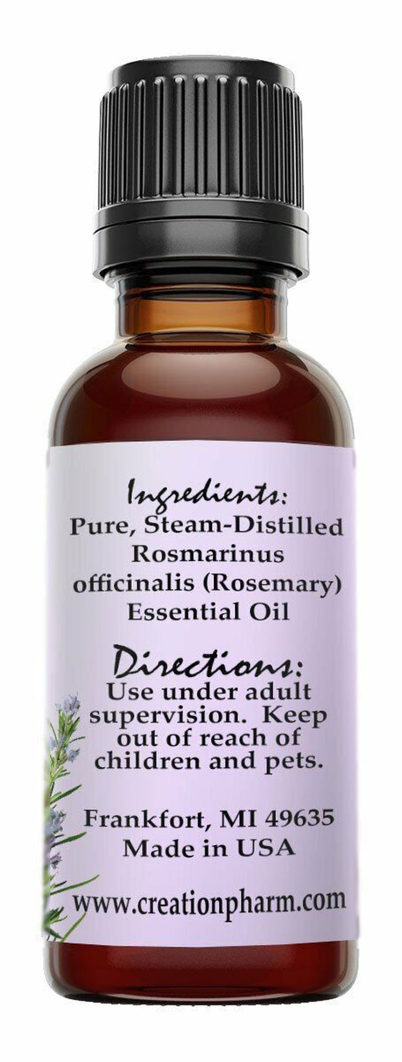 Rosemary Essential Oil 30 Ml - Aceite De Esencial Romero - 100% Pure