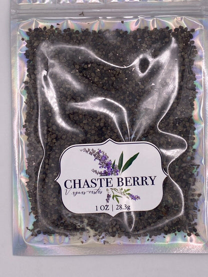 Chaste Berry Vitex Agnus-Castus Organic Herb Natural  Certified 1 OZ Bag