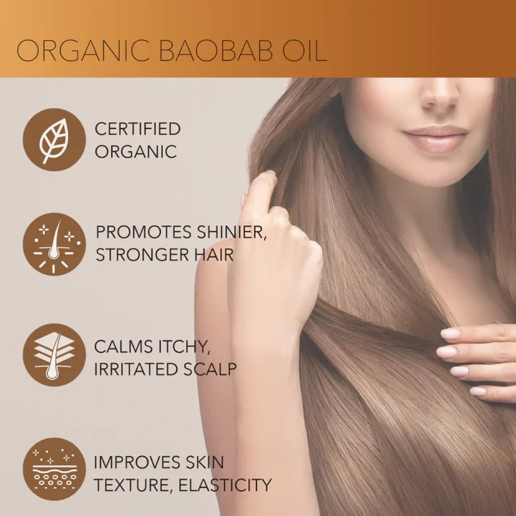 Natural Organic Baobab Oil Moisturizes Skin Prevents Dryness Promotes Hair Growth Hair Carrier Oil Care Beauty Skin Care