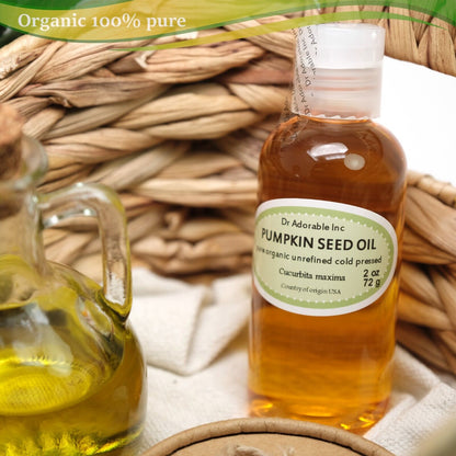 Unrefined Pumpkin Seed Oil 100% Pure 2Oz 4Oz 8Oz 12Oz 16Oz up to Gallon Organic