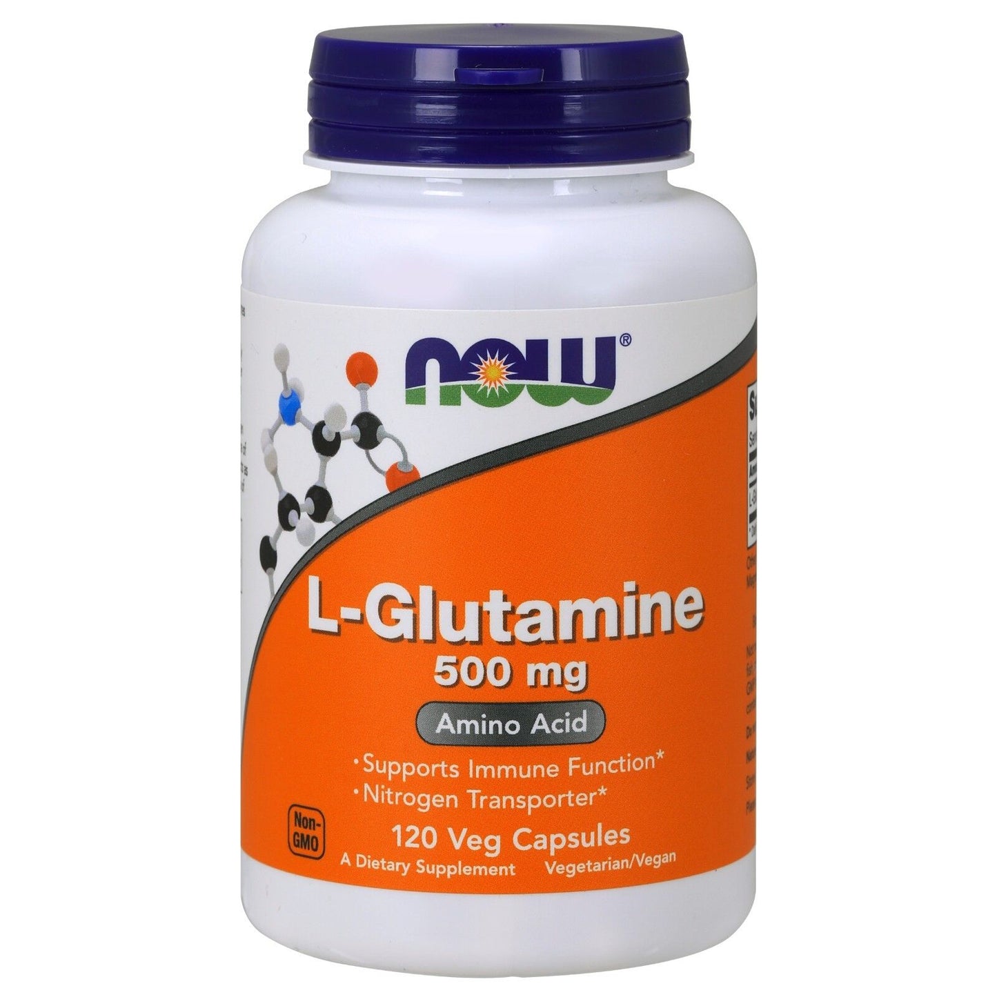 NOW Foods L-Glutamina, 500 Mg, 120 Cápsulas