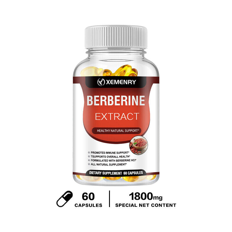 Berberine Extract 1800Mg - High Absorption, Heart Health Support Supplements