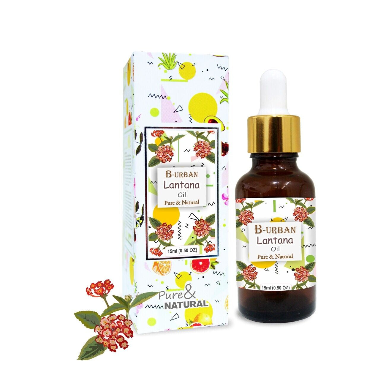 Lantana (Lantana Camara) 100% Pure & Natural Essential Oil [10Ml-5000Ml]