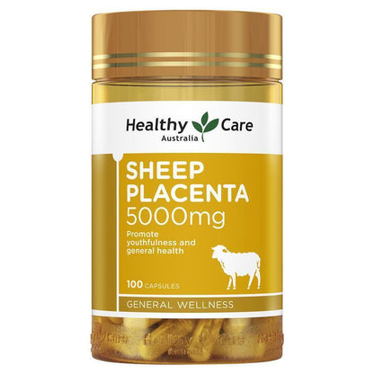 Healthy Care Sheep Placenta 5000Mg 100 Capsules