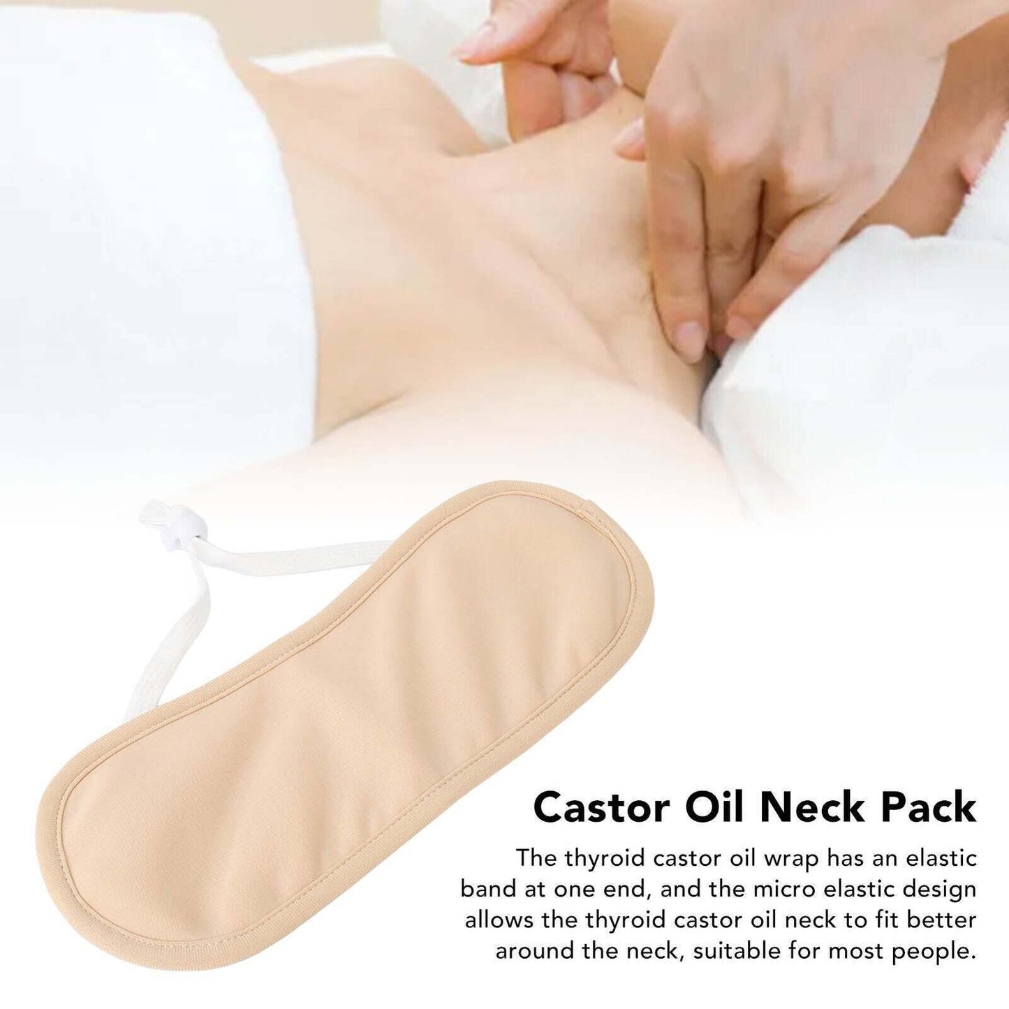 Reusable Bamboo Neck Wrap - Castor Oil Pack