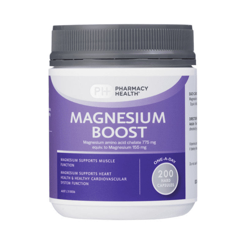 Pharmacy Health MAGNESIUM BOOST 200 CAPSULES