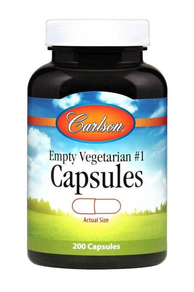 Carlson Laboratories Small #1 Empty Veg Caps 200 Vegcap