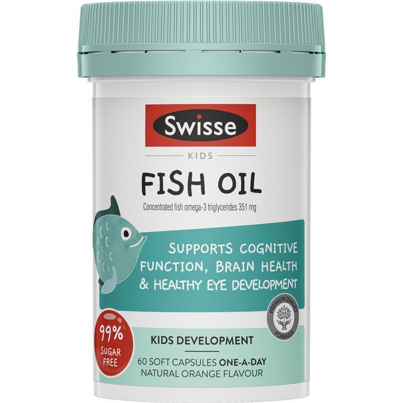 Swisse Kids Fish Oil 60 Capsules