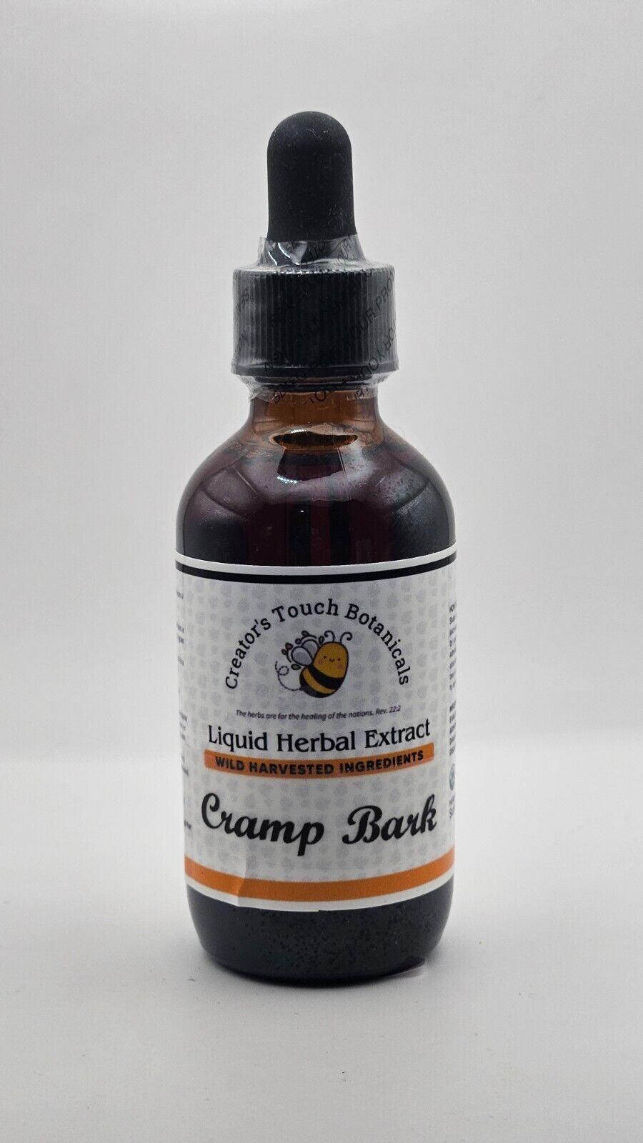 Cramp Bark Tincture Organic, 2Oz Bottle, Pain Relief, Muscle Relax Support